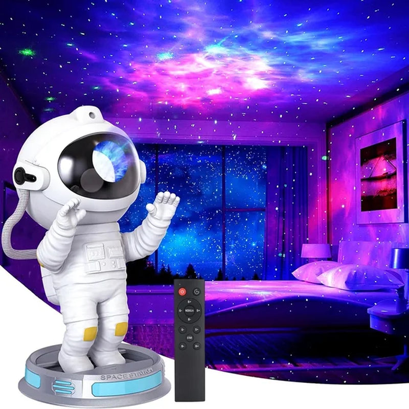 2023 Galaxy Star Projector Starry Sky Night Light Astronaut Lamp Home Room Decor Decoration Bedroom Decorative Luminaires Gift